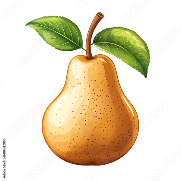 Obraz Juicy Pear Illustration