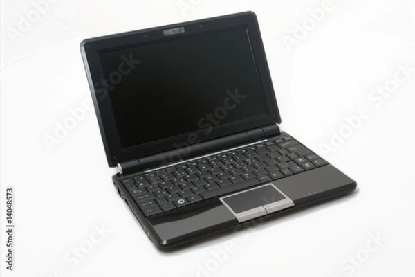 Fototapeta Netbook on White