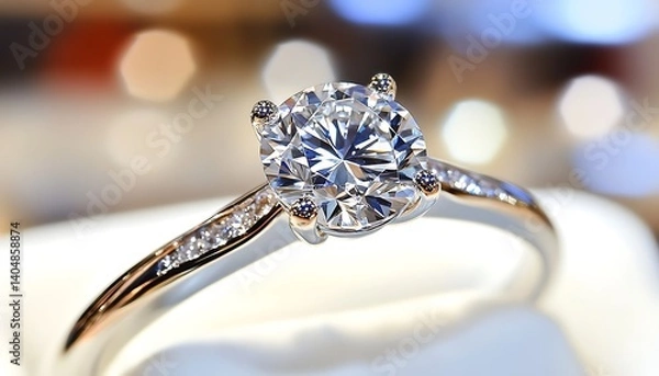 Obraz Diamond Ring Display, Jewelry Store (1)