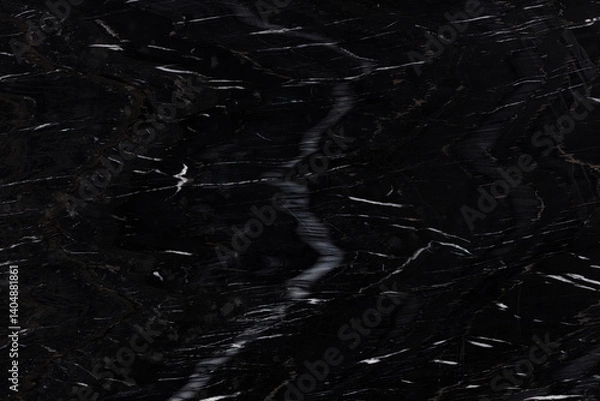 Obraz Perfect Imperial Black - marble background, texture in awesome dark color for your strict design look.