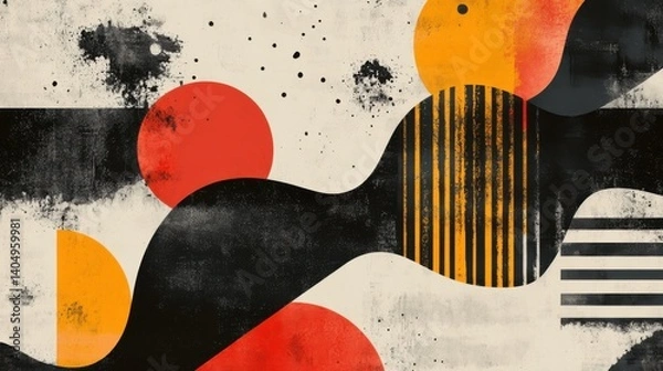 Obraz Minimal Bauhaus layout