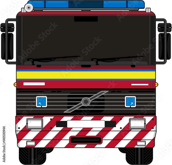 Obraz UK Style Fire Engine