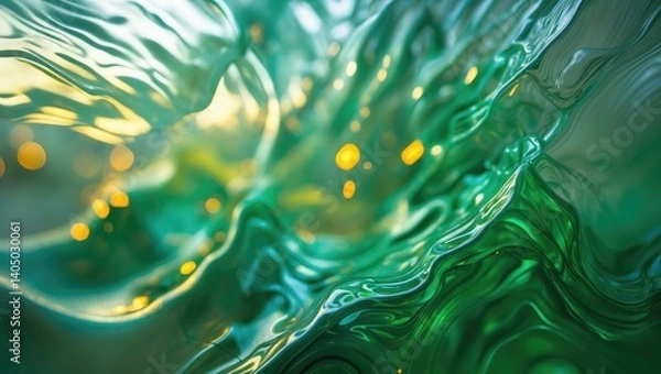 Fototapeta Textured frosted glass with colorful lights backdrop