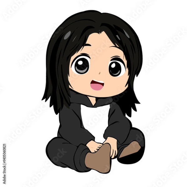 Obraz A cute boy character in a costume