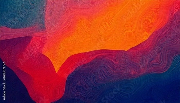 Fototapeta Vibrant poster noise texture banner, abstract style