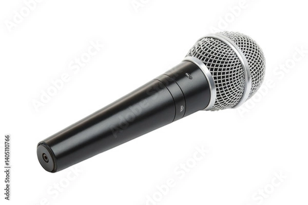 Fototapeta Professional microphone for singing, recording and performance in studio or live settings