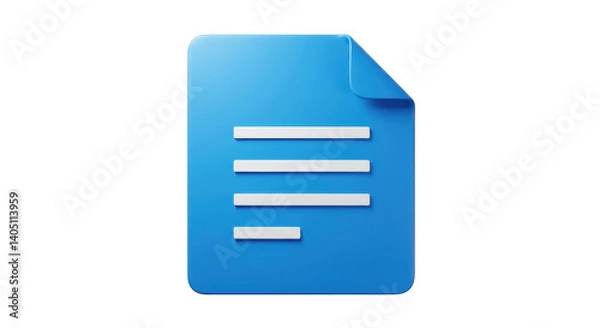 Obraz Isolated Google Docs Icon