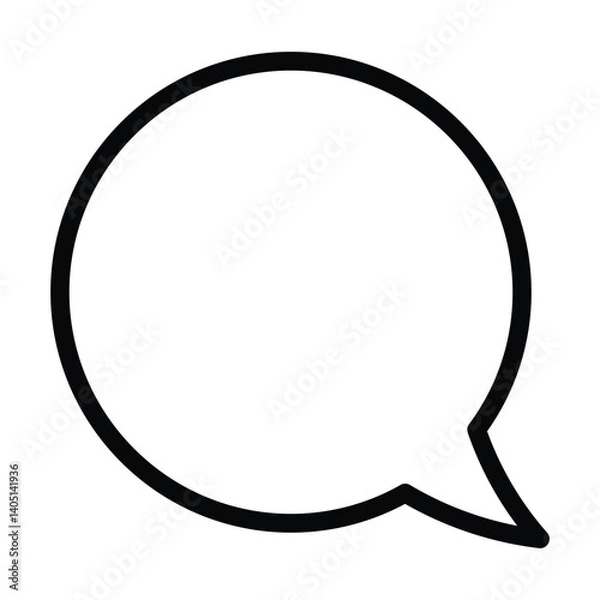 Fototapeta Speech bubble  Speech bubble. Cloud speech bubble. Vector