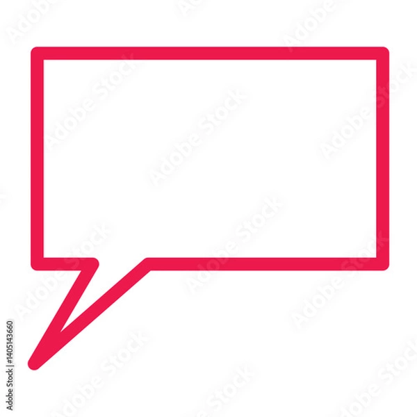 Fototapeta Speech bubble  Speech bubble. Cloud speech bubble. Vector