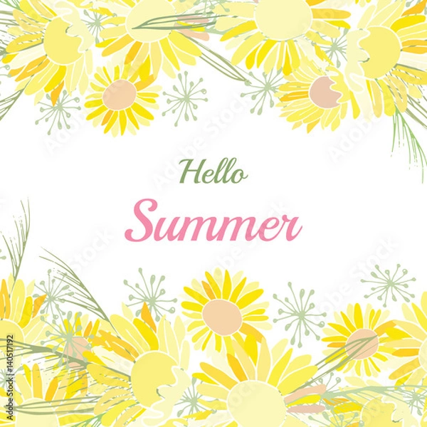 Obraz Summer flower composition