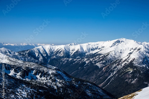 Obraz Wysokie Tatry w pogodny dzień