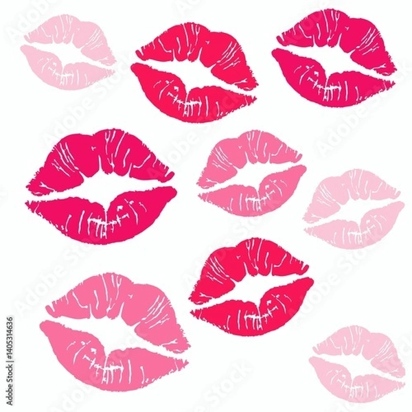 Obraz set of lips