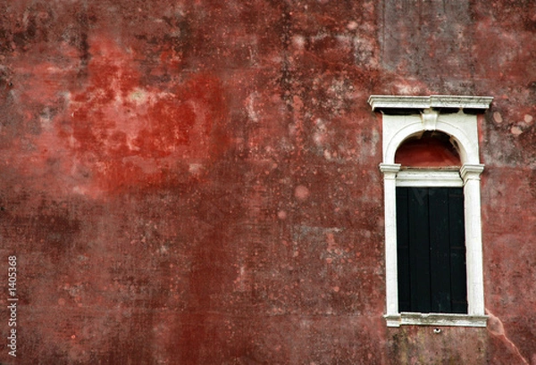 Fototapeta a red wall