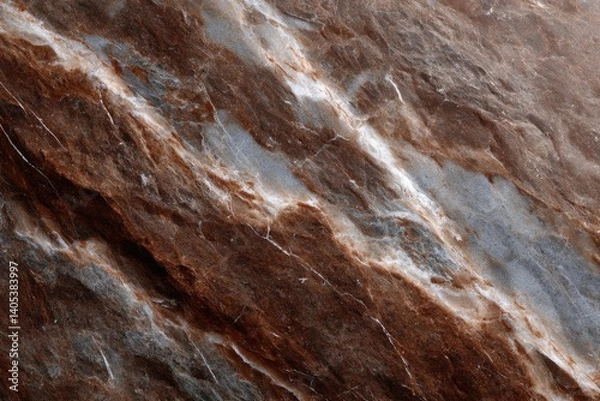 Fototapeta High-resolution natural marble texture and background featuring a rich brown slab, ideal for wall and floor tiles, including Italian granite, porcelain, and vitrified options.