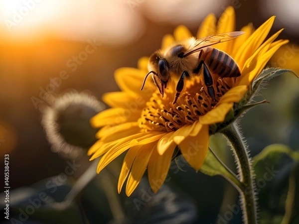 Obraz Sunflower and the Bee