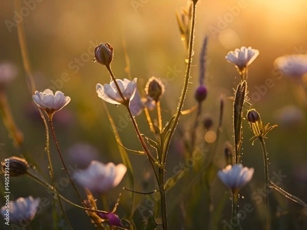 Obraz wild flowers in the field