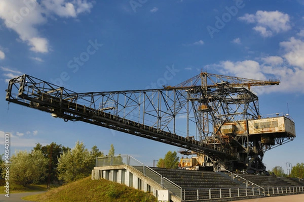 Obraz Abraum Bagger in Ferropolis