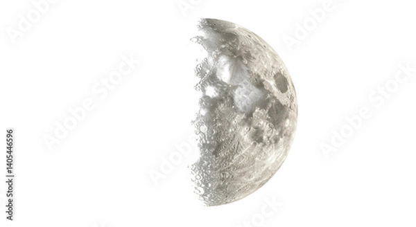 Obraz Isolated moon texture