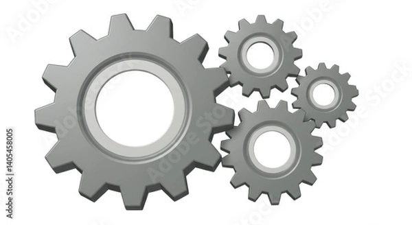 Obraz Isolated Gears