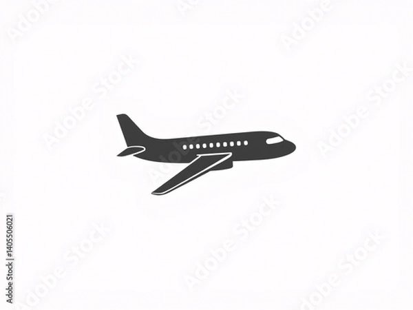 Obraz airplane isolated on white background