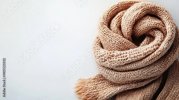 Obraz Soft, warm, knitted scarf