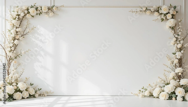 Fototapeta frame on the wall