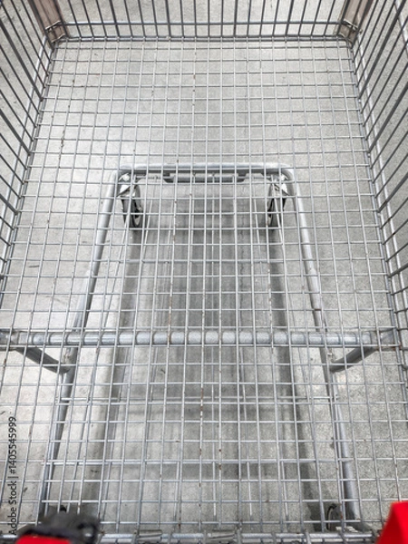 Fototapeta Empty shopping cart