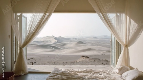 Obraz A cluttered desk with a laptop, engulfed in sticky notes and stationery, embodies the chaos and creativity of a busy workspace illuminated by soft light.