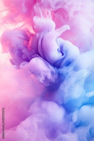 Obraz Colourful smoke render texture background