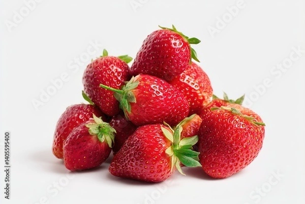 Obraz strawberries isolated on white background