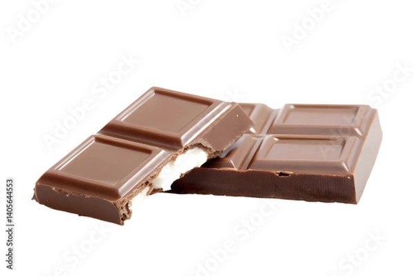 Obraz chocolate bar isolated transparent background