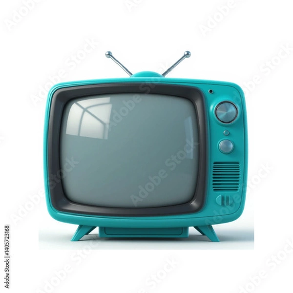 Obraz Turquoise television