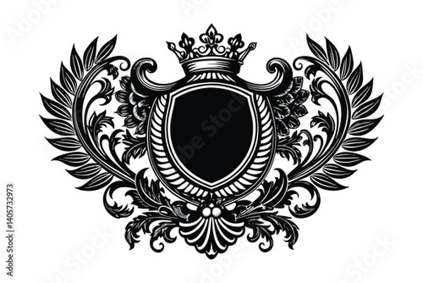 Obraz shield with wings