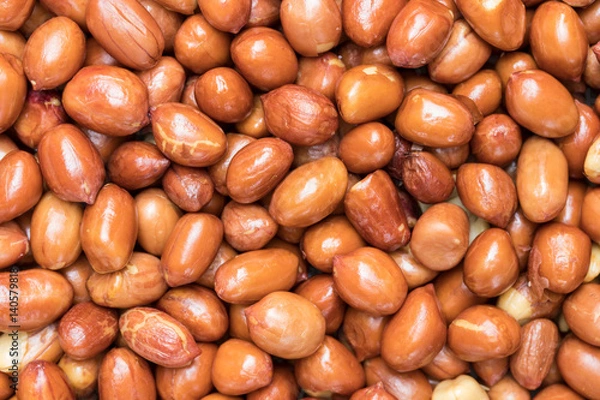 Obraz roasted peanuts for background