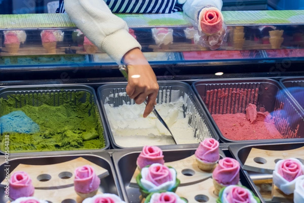 Obraz Ice cream roses