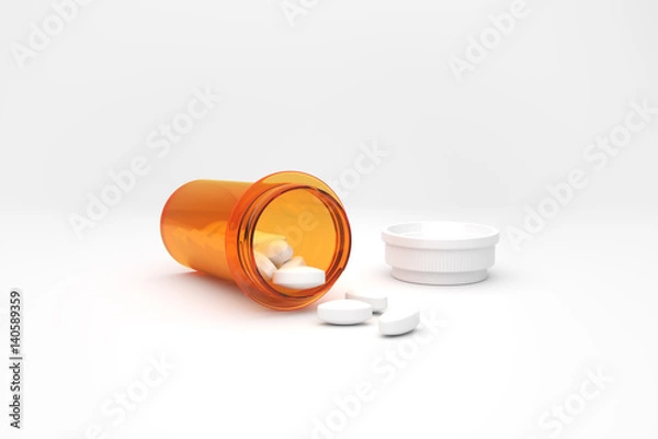 Obraz Butelka na tabletki