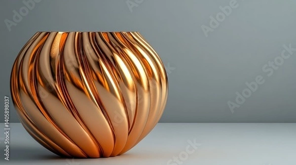 Fototapeta Copper decorative vase