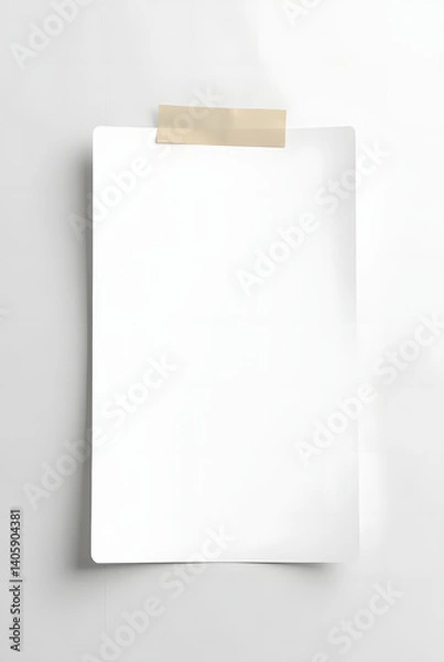 Fototapeta blank sheet of paper