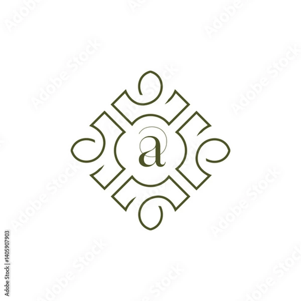 Obraz ornamental a logo design geometry
