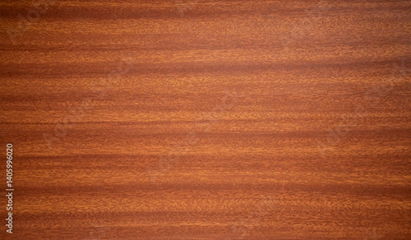Fototapeta Mahogany sapele surface with wood texture.A photo of a wooden texture for the background.