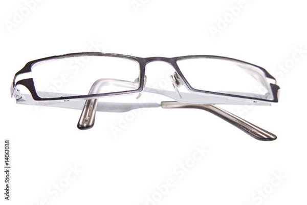 Obraz glasses isolated on white backogrund
