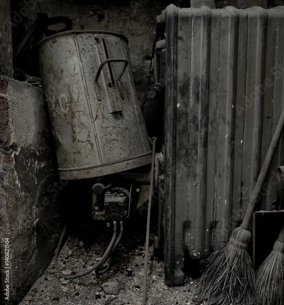 Fototapeta velha caldeira