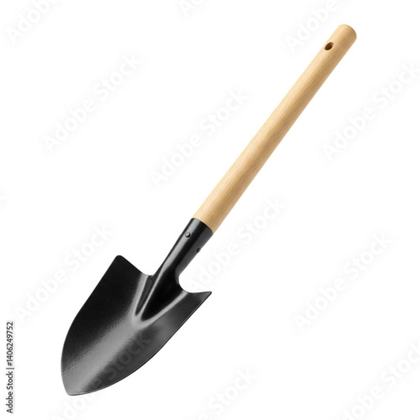 Obraz shovel isolated on transparent background	