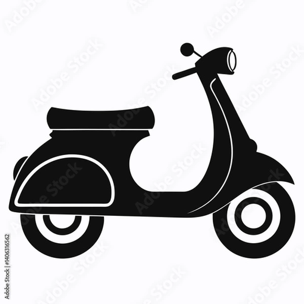 Obraz scooter vector illustration
