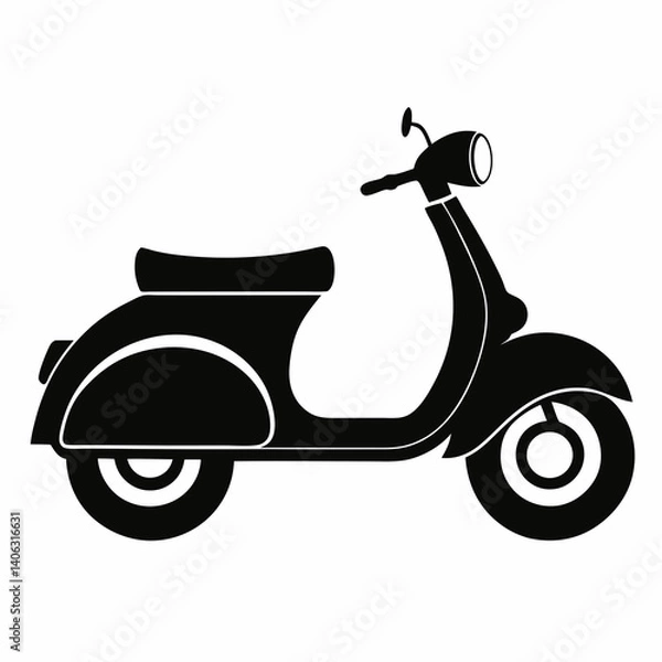 Obraz scooter vector illustration