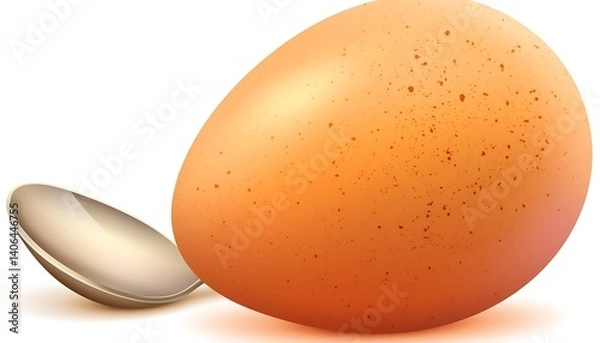 Obraz Egg Broken Open Closeup