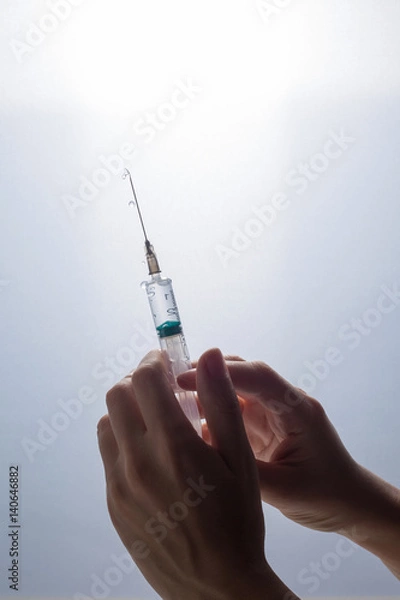 Obraz needle in handы