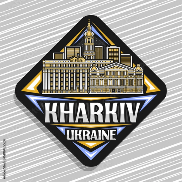Obraz Vector logo for Kharkiv