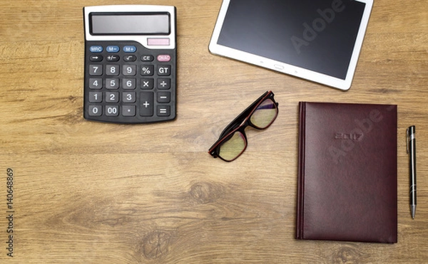 Obraz work desk for a business. 