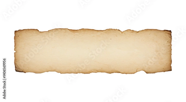 Obraz 細長い古い紙片のテクスチャー